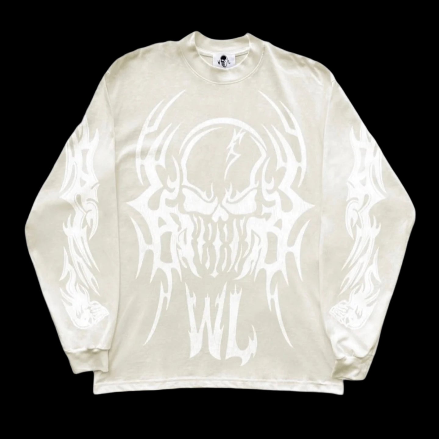 warren lotas tribal skull hazard tonal l/s