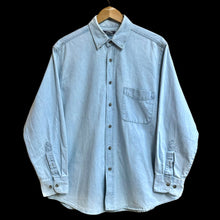 Load image into Gallery viewer, cc puff badge vintage denim shirt
