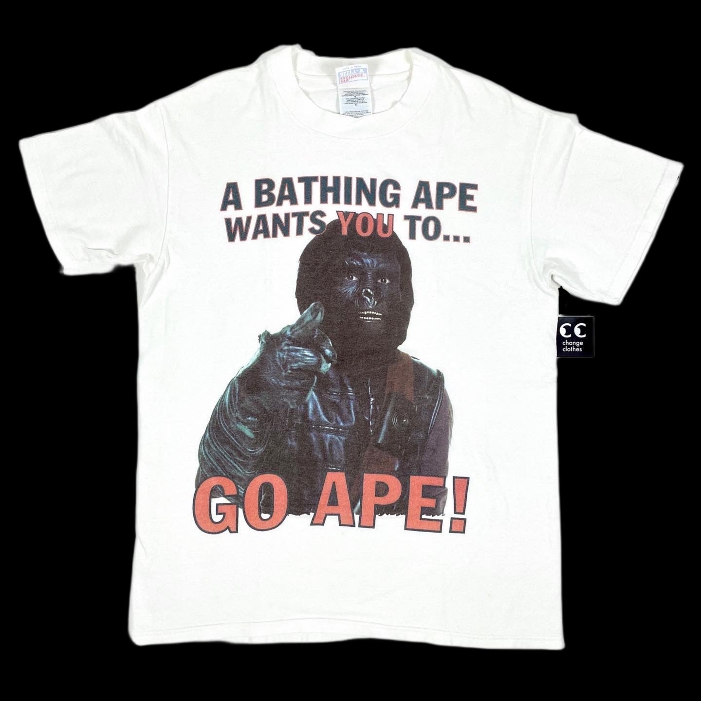 1998 bape wants you to go ape tee