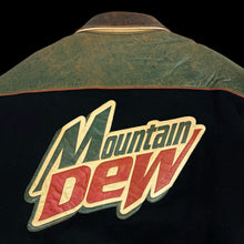 Load image into Gallery viewer, 2000s jeff hamilton mountain dew leather jacket
