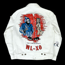 Load image into Gallery viewer, 2018 warren lotas // the weeknd denim jacket
