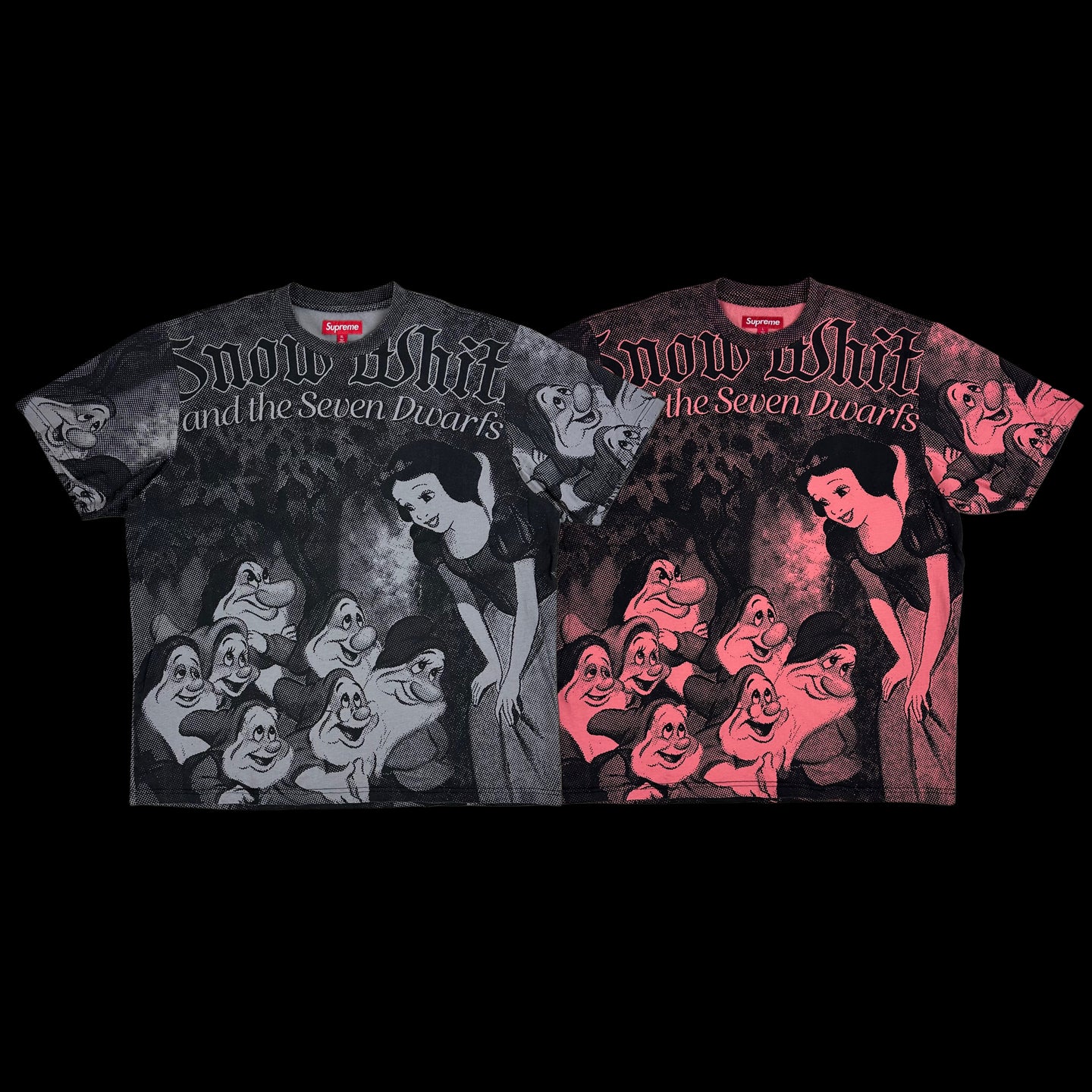 2024 supreme snow white aop tee