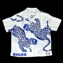 Load image into Gallery viewer, rhude silk leopard button up
