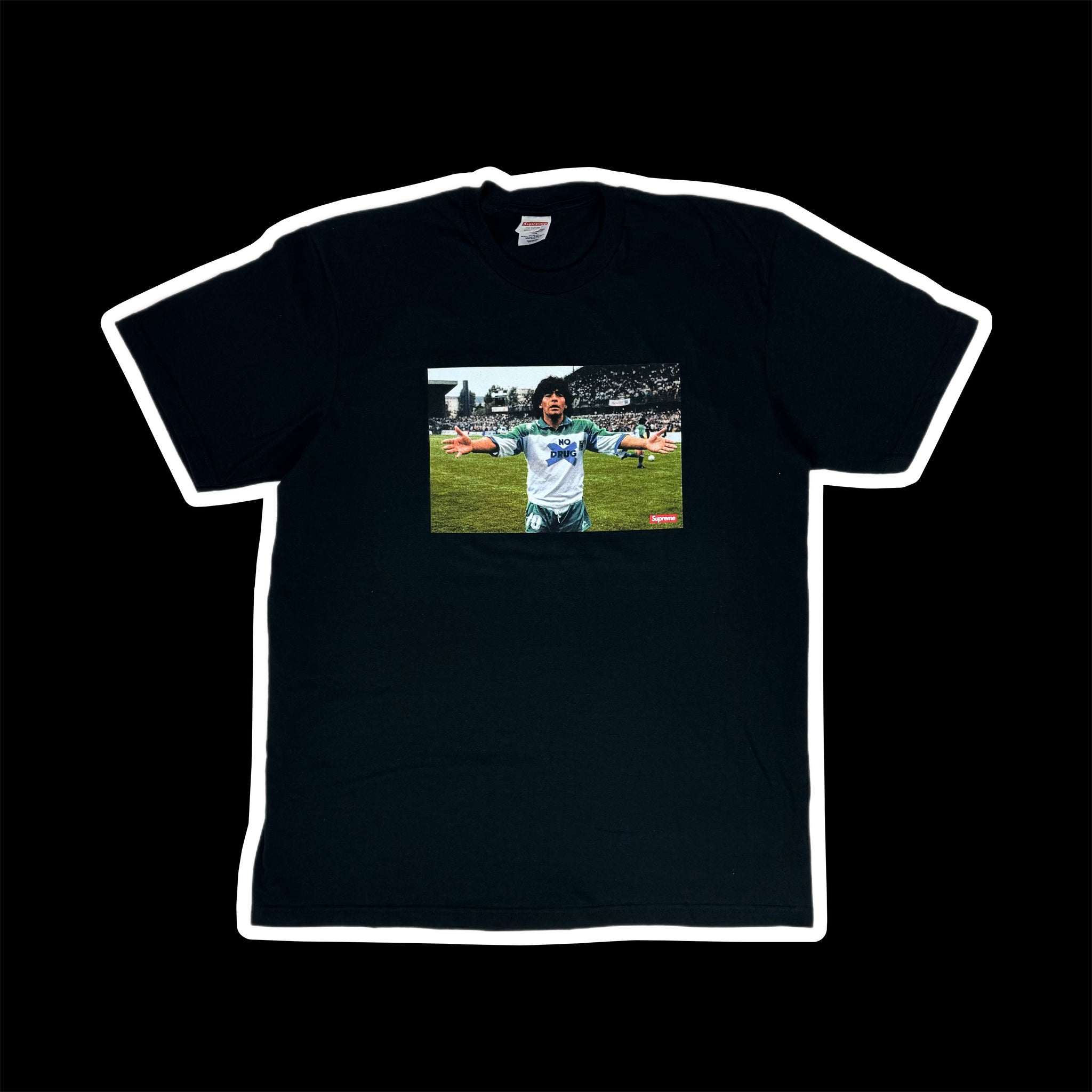 Supreme Maradona Tee Mサイズ Supreme Maradona Tee Black 