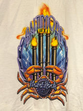 Load image into Gallery viewer, y2k hard rock cafe baltimore crab tee
