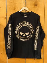 Load image into Gallery viewer, harley germany skull 3m print spellout l/s tee
