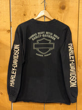 Load image into Gallery viewer, harley germany skull 3m print spellout l/s tee
