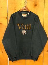 Load image into Gallery viewer, 90s vail embroidered crewneck sweatshirt pine
