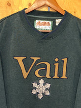 Load image into Gallery viewer, 90s vail embroidered crewneck sweatshirt pine
