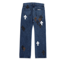 Load image into Gallery viewer, 2022 chrome hearts denim jeans fleur knee
