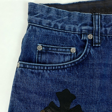 Load image into Gallery viewer, 2022 chrome hearts denim jeans fleur knee
