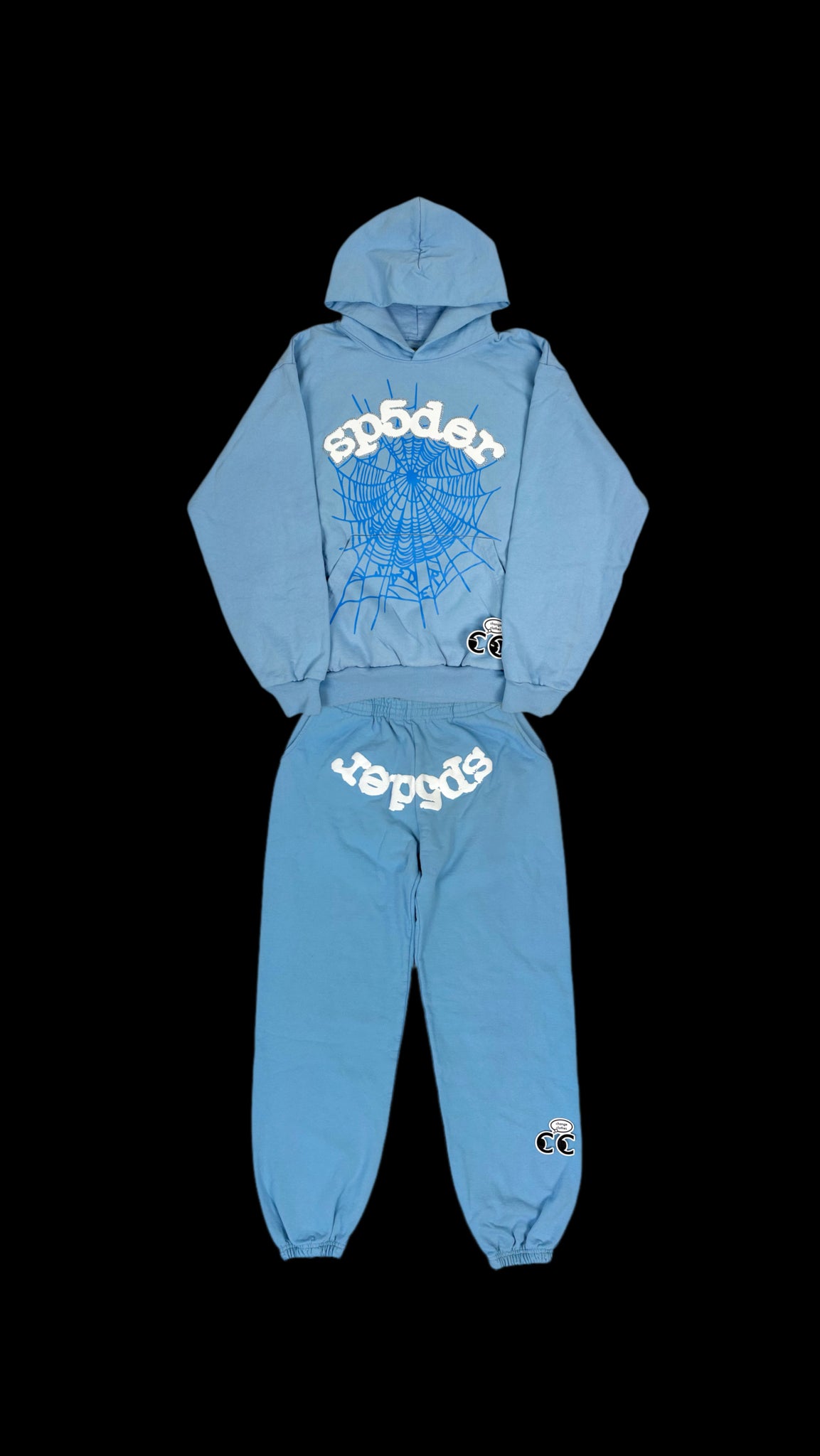 2023 spider worldwide classic sweatpants blue – change clothes