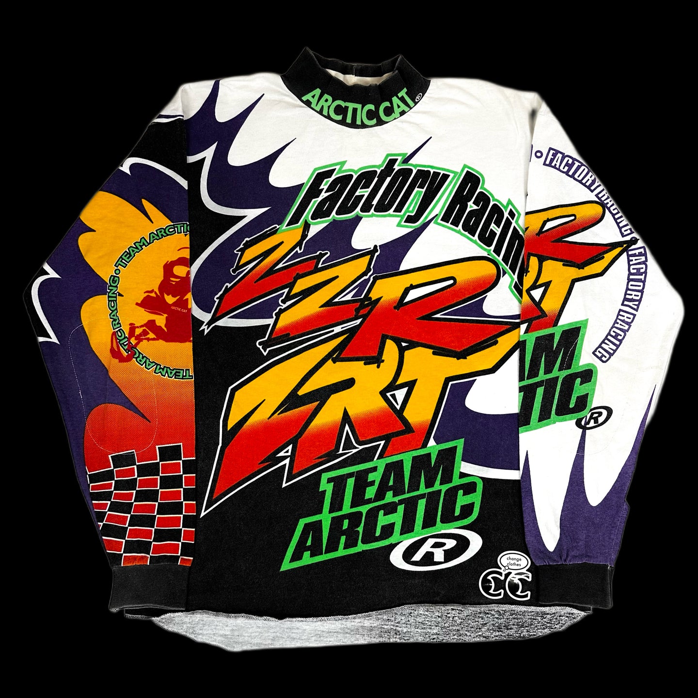 90s arctic cat factory racing l/s top