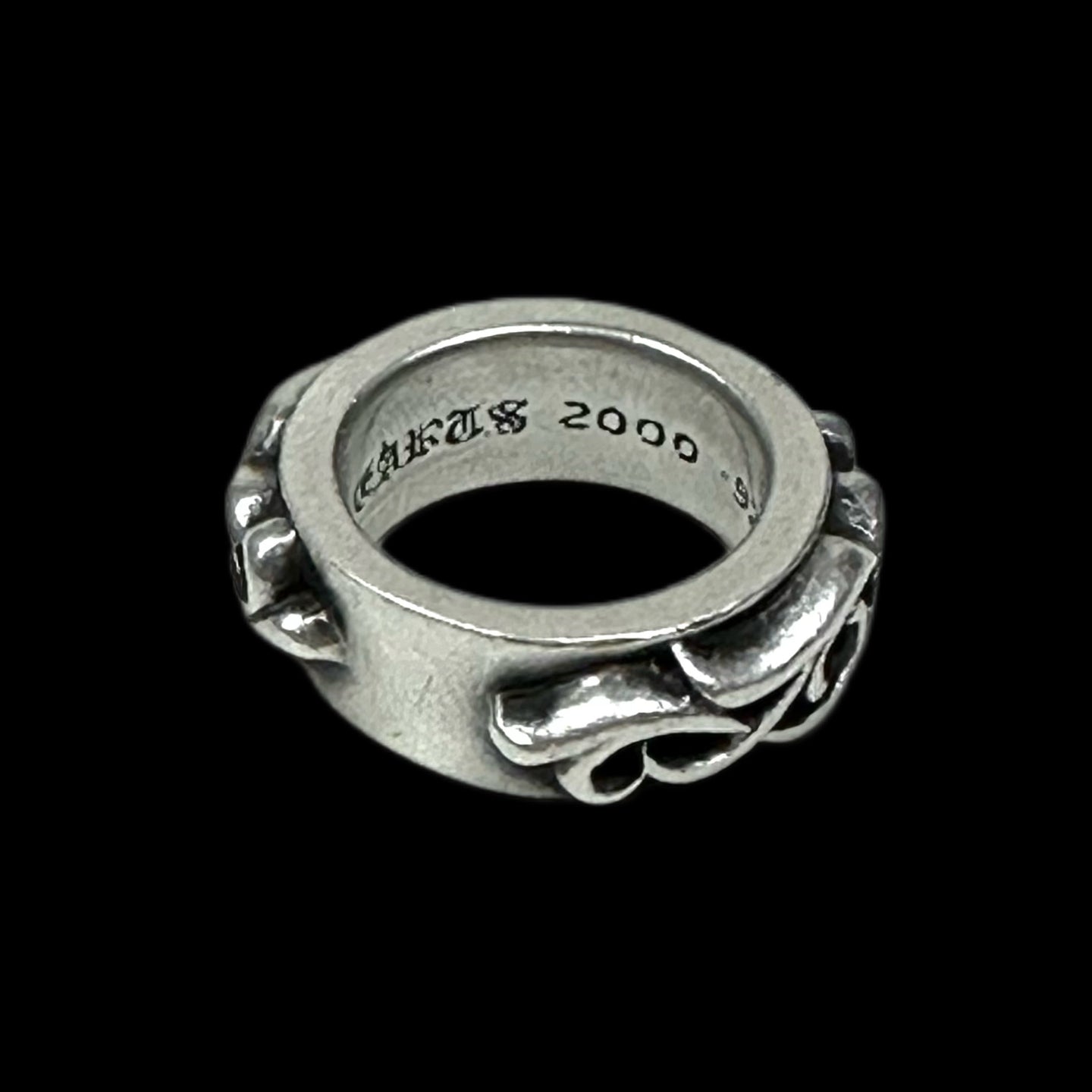 chrome hearts double narrow vine ring