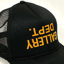 Load image into Gallery viewer, gallery dept fucked up logo trucker hat
