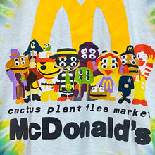 Load image into Gallery viewer, 2022 cactus plant flea market // mcdonald’s buddy &amp; friends tee tie dye
