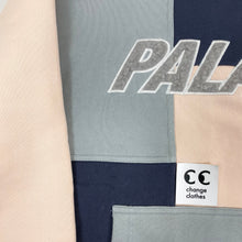 Load image into Gallery viewer, 2021 palace fleeced hoodie patchwork tri ferg
