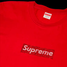 Load image into Gallery viewer, 2019 supreme // swarovski box logo tee
