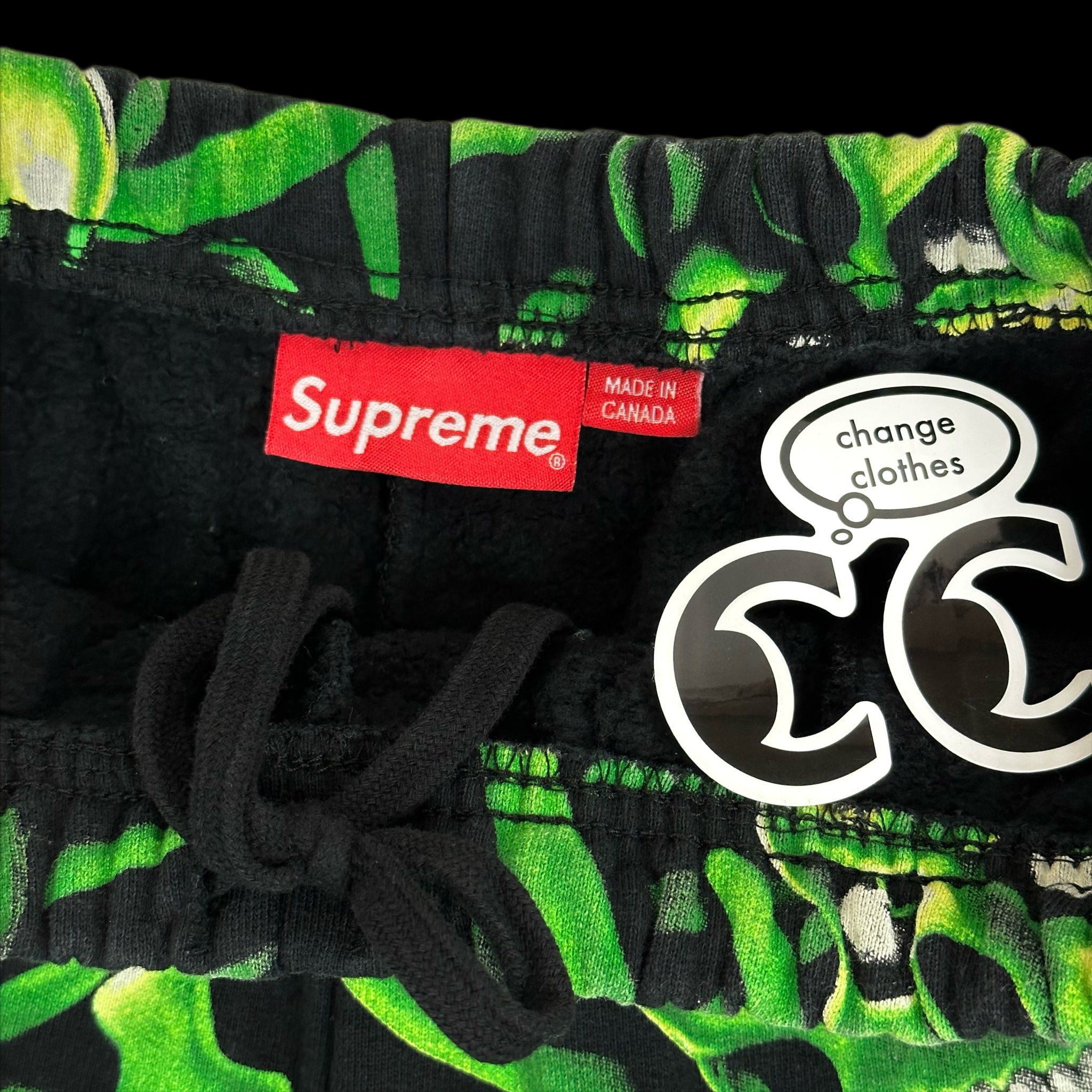 2018 supreme skull pile sweat shorts – change clothes