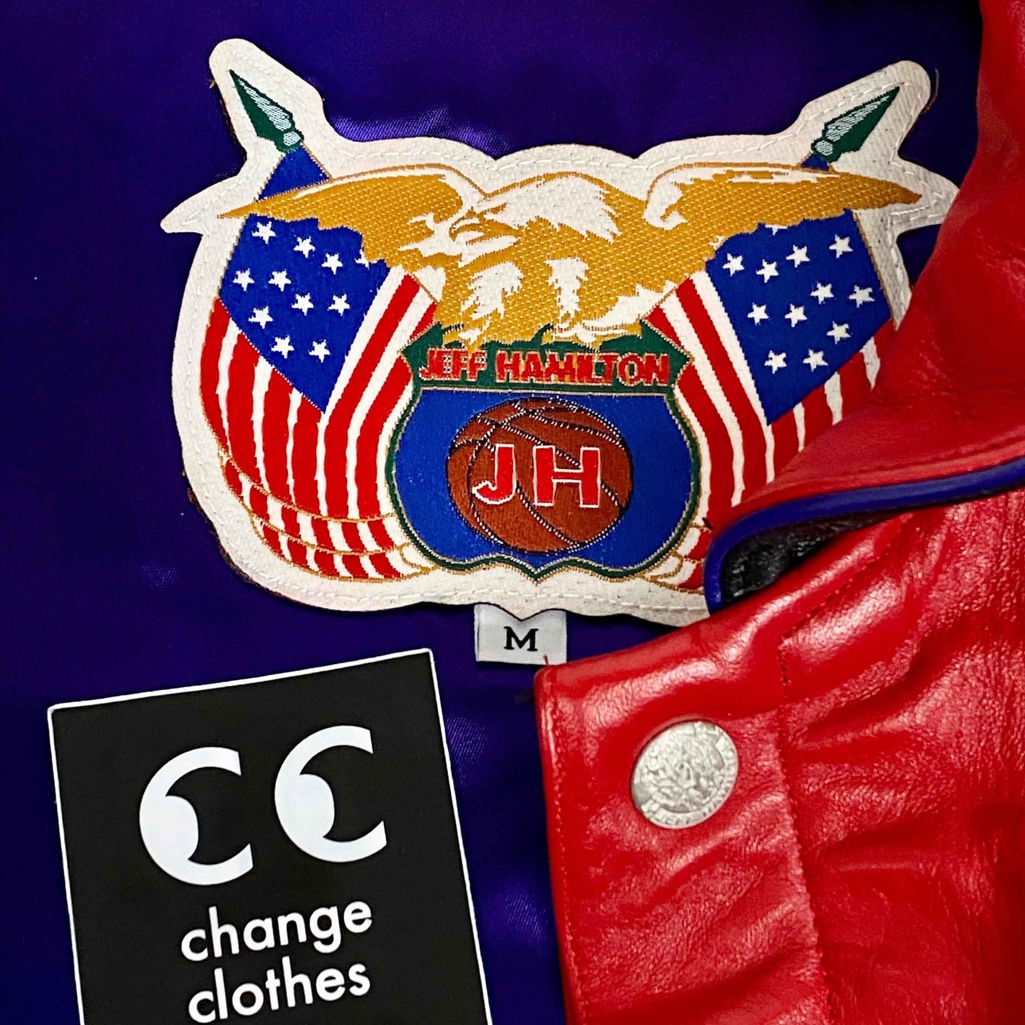 1998 jeff hamilton chicago bulls repeat 3peat lambskin