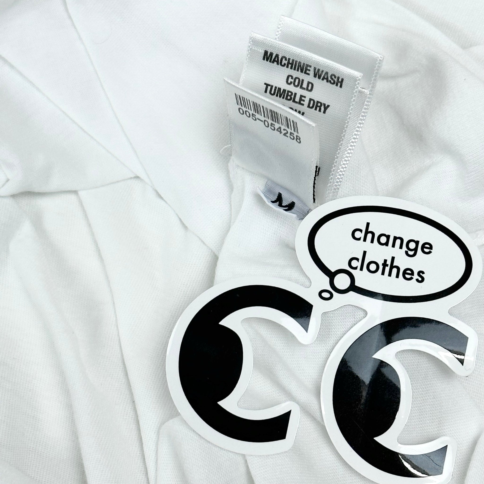 chrome hearts horseshoe logo polo w/ plus cross buttons – change