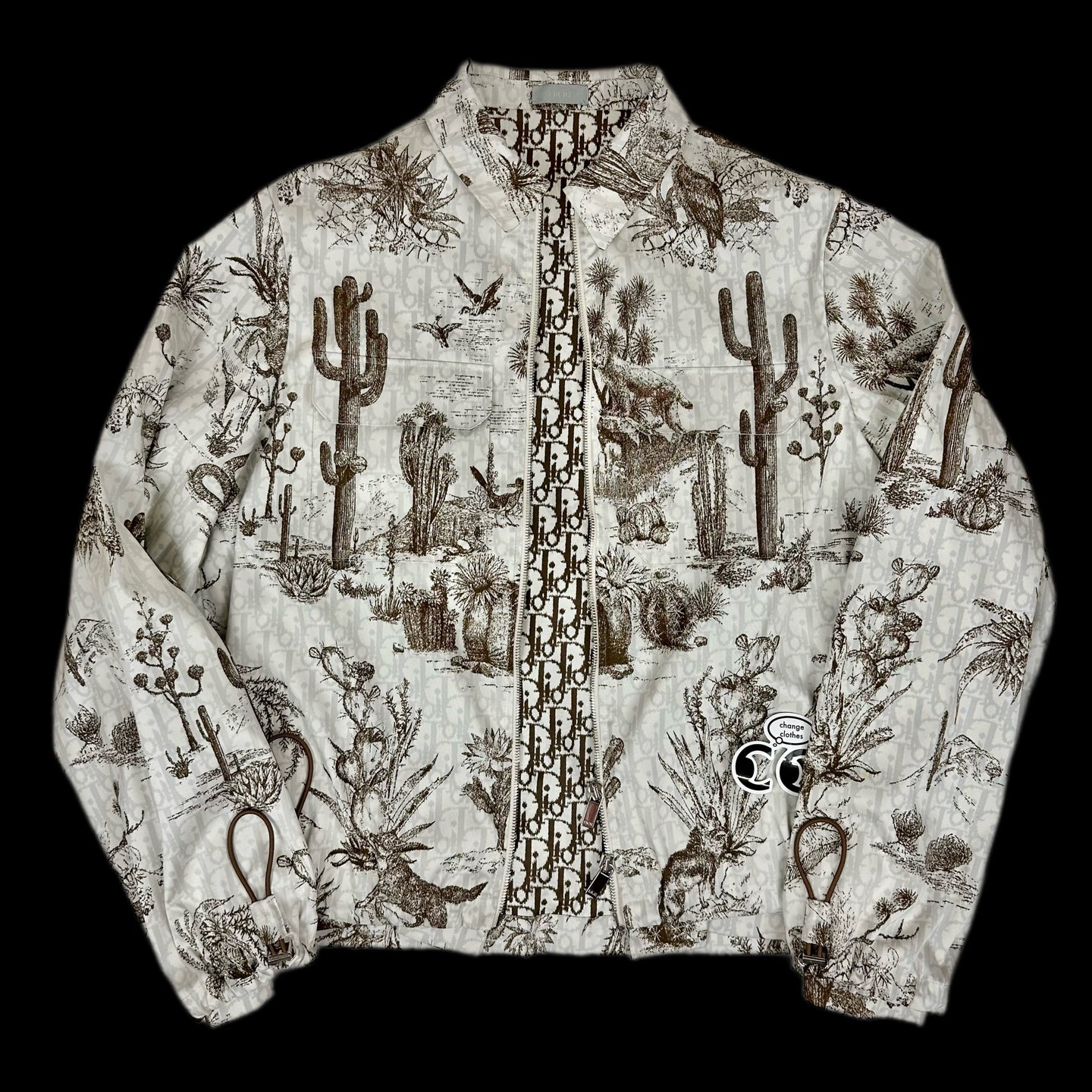 2022 cactus jack // dior zip jacket desert print