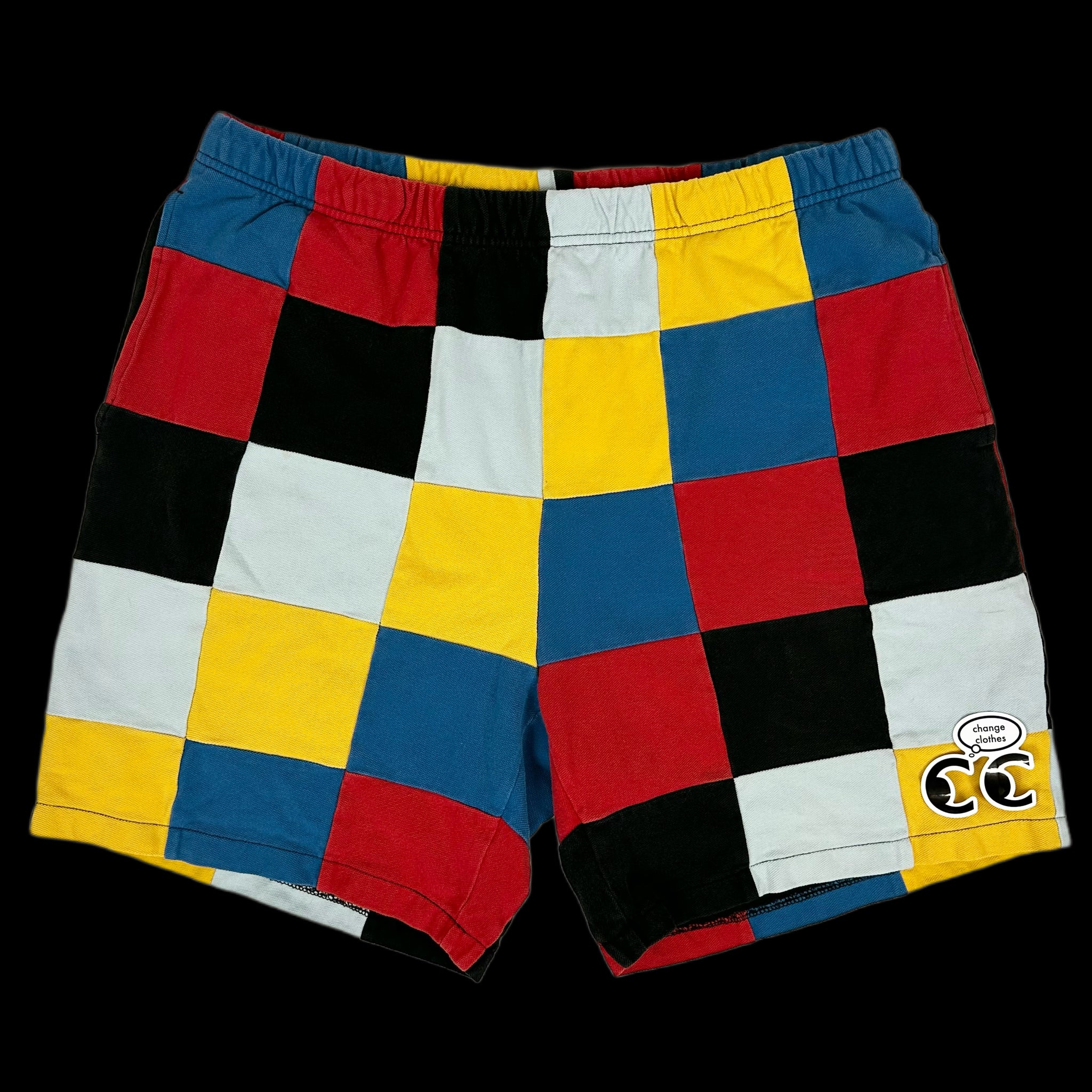 2018 supreme patchwork pique shorts – change clothes