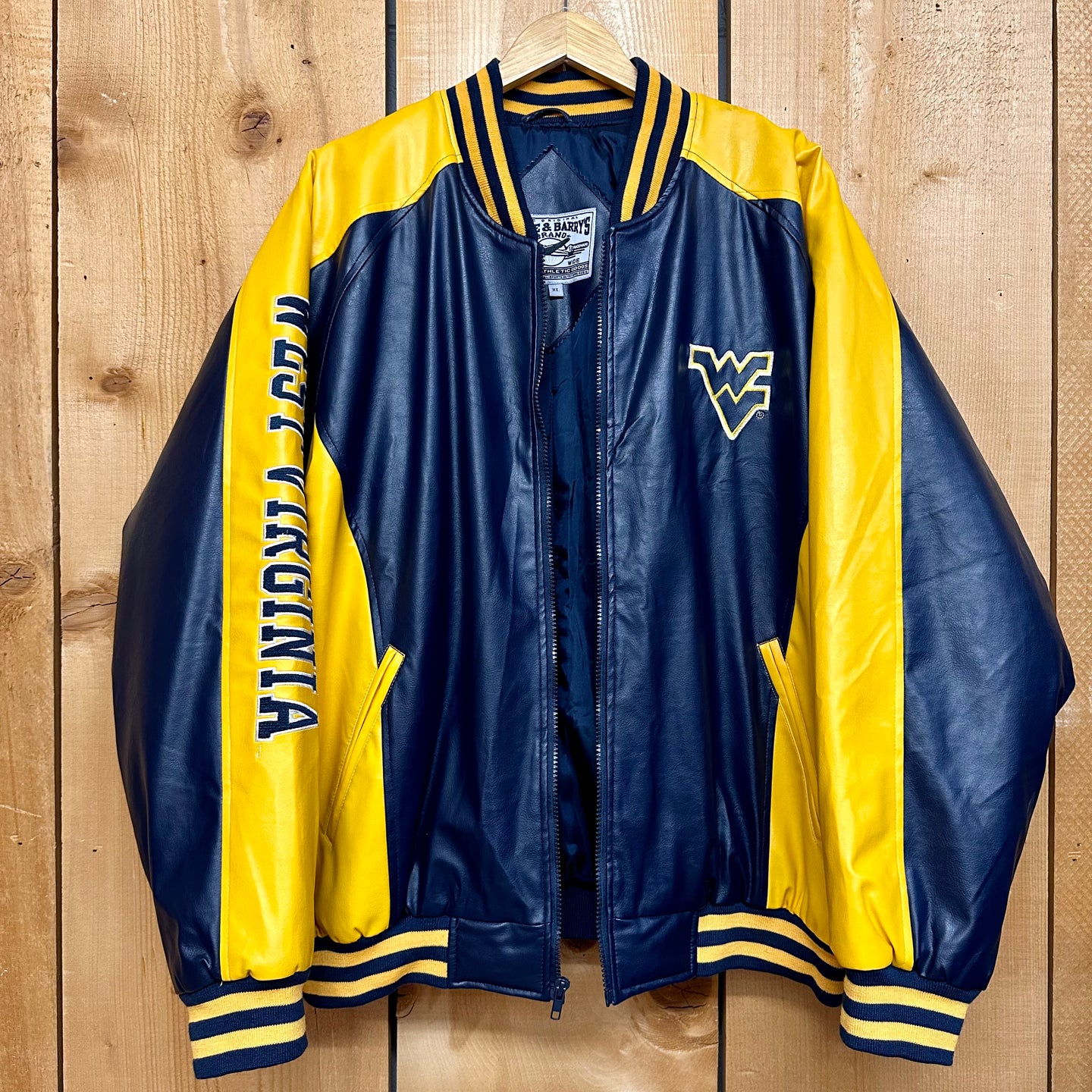 vintage west virginia bomber jacket