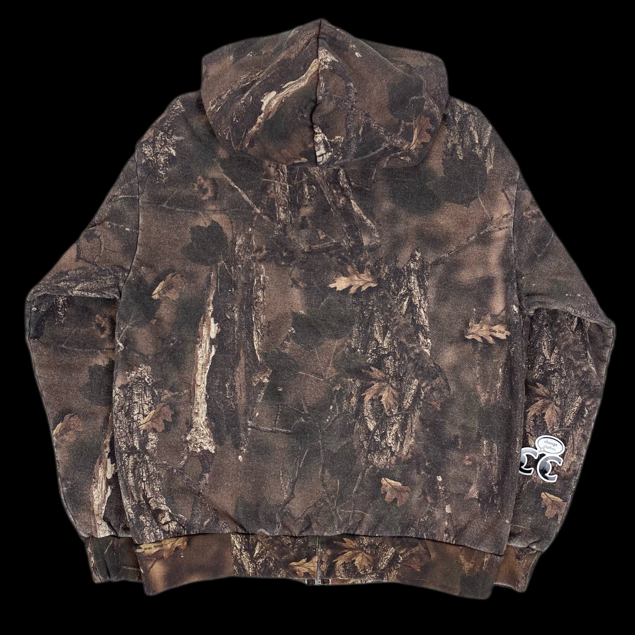 2023 billy hill sasquatch camo zip up hoodie change clothes