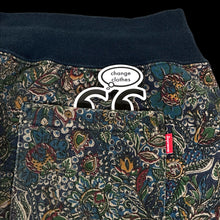 Load image into Gallery viewer, 2011 supreme paisley sweatshorts navy
