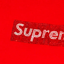 Load image into Gallery viewer, 2019 supreme // swarovski box logo tee
