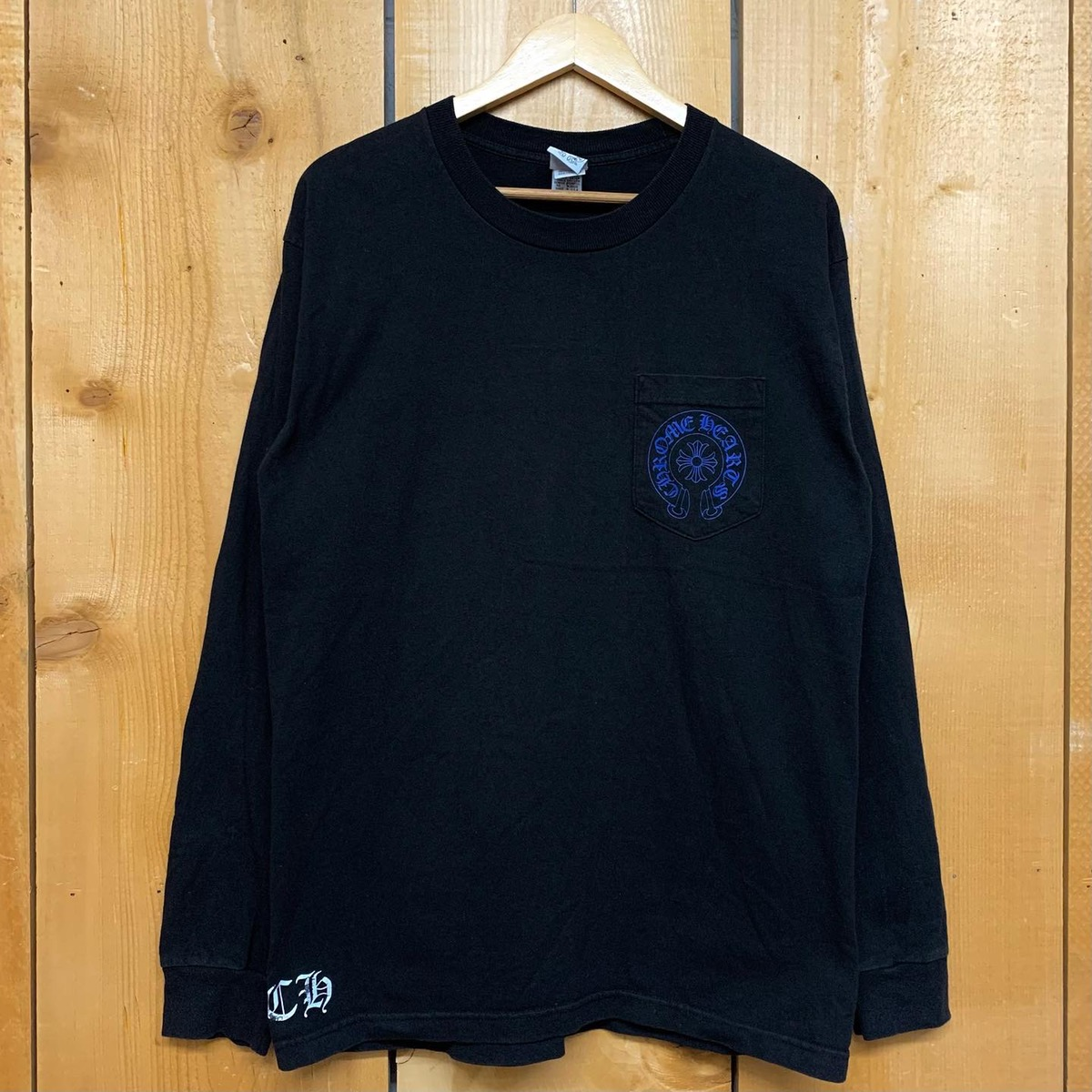 vintage chrome hearts blue cross l/s – change clothes