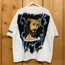 Load image into Gallery viewer, kanye west awge jesus is king lightning tee
