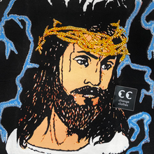 Load image into Gallery viewer, kanye west awge jesus is king lightning tee
