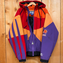 Load image into Gallery viewer, vintage phoenix suns starburst starter nylon jacket
