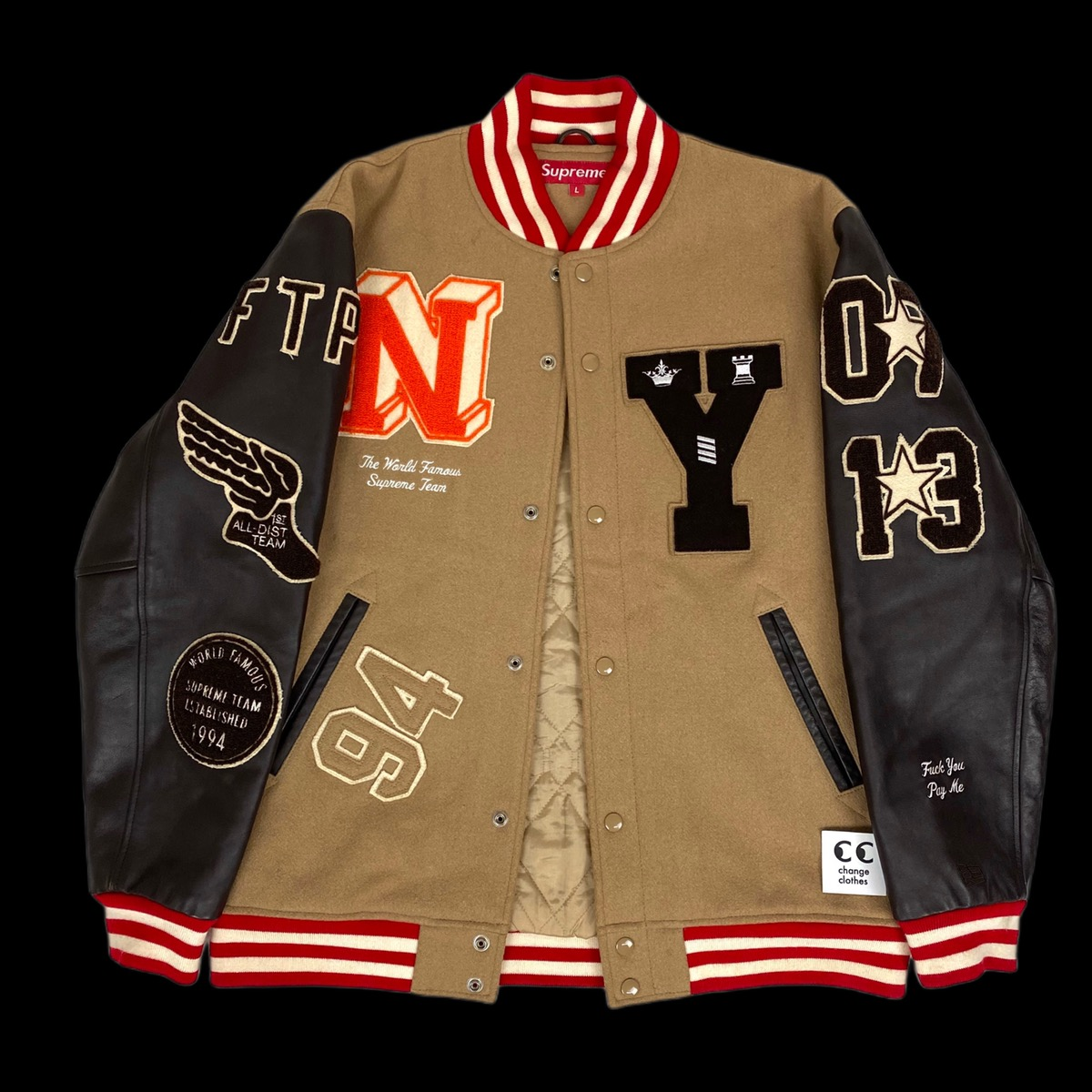 2006 supreme all city baseball jacket