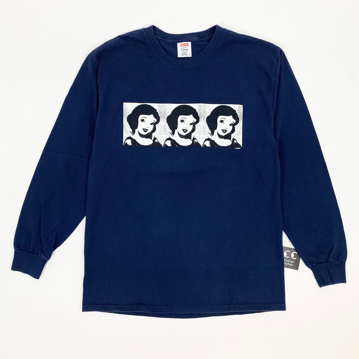 Supreme Snow White Long Sleeve Tee 2011 – change clothes