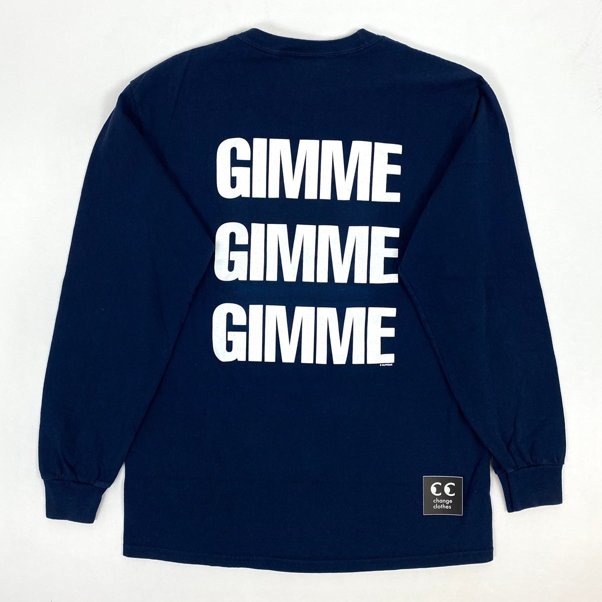 Supreme Snow White Long Sleeve Tee 2011 – change clothes