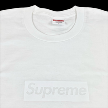 Load image into Gallery viewer, 2023 supreme tonal box logo tee shirt white
