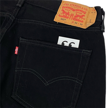 Load image into Gallery viewer, 2019 warren lotas gunslinger levi’s denim jeans black
