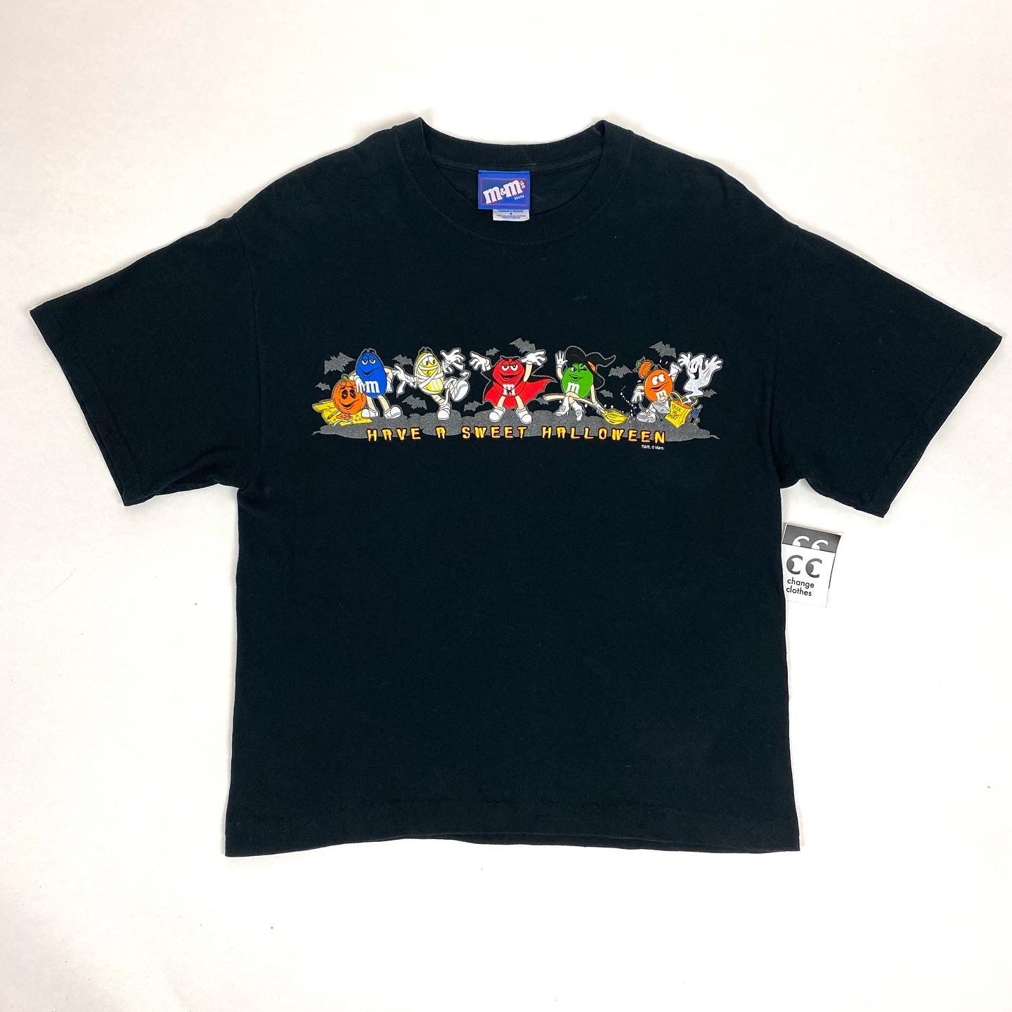 vintage m&ms have a sweet halloween tee