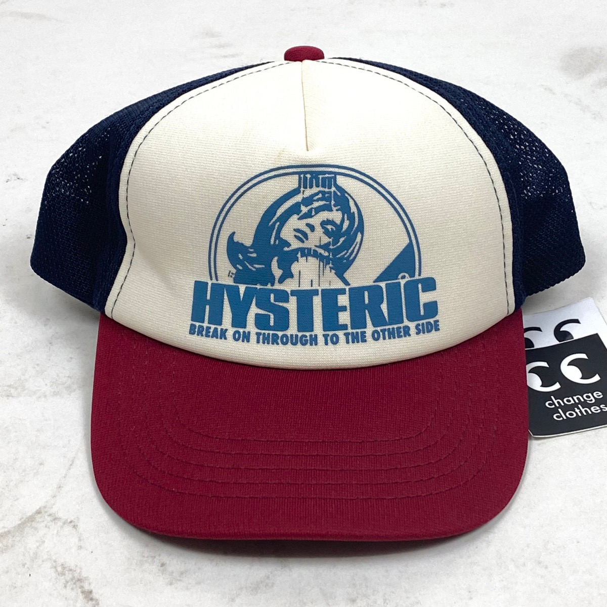 hysteric glamour break on through trucker hat – change clothes