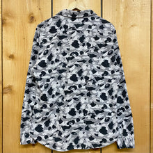 Load image into Gallery viewer, og bape snow psyche camo button down shirt
