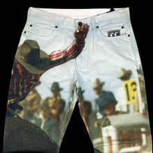 Load image into Gallery viewer, raf simons // calvin klein rodeo print denim jeans
