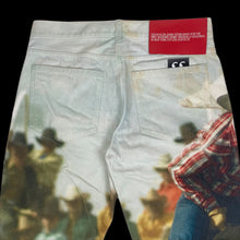 Load image into Gallery viewer, raf simons // calvin klein rodeo print denim jeans
