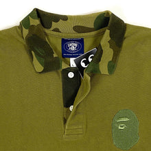 Load image into Gallery viewer, Bape Big Ape Head Contrast Camo Polo
