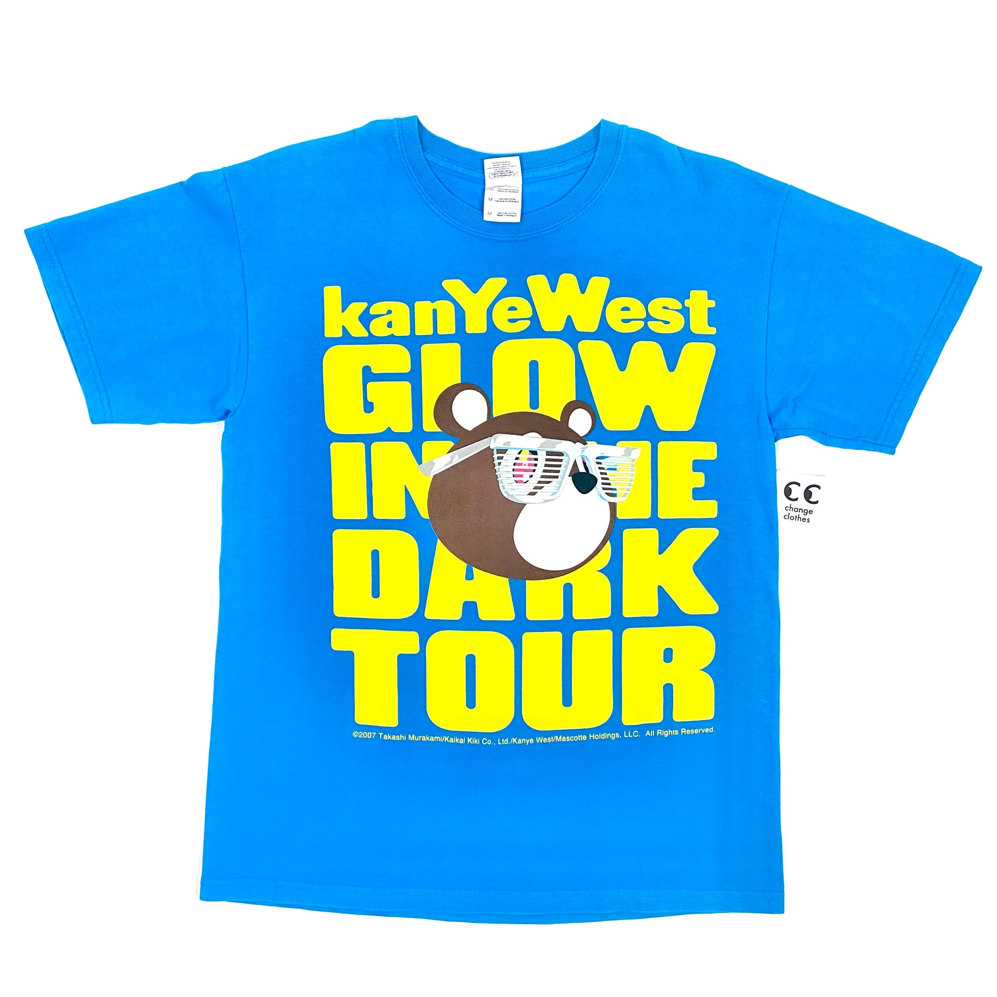 Kanye West / Takashi Murakami Glow in the Dark Tour Tee – change 