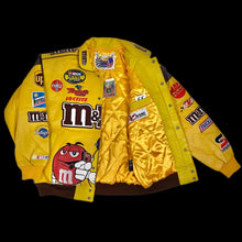 Load image into Gallery viewer, 1999 jeff hamilton leather m&amp;ms racing jacket
