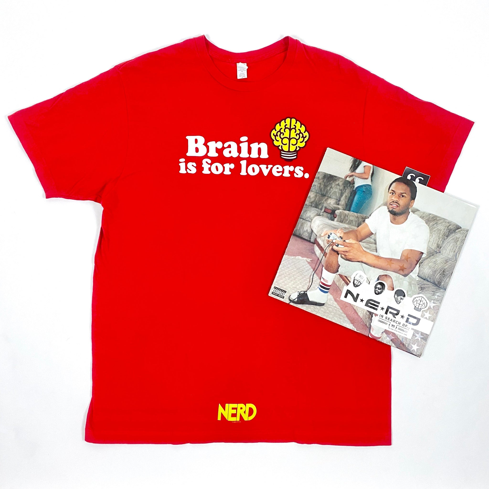 NERD Brain is for Lovers Tee Shirt 2008 – change clothes