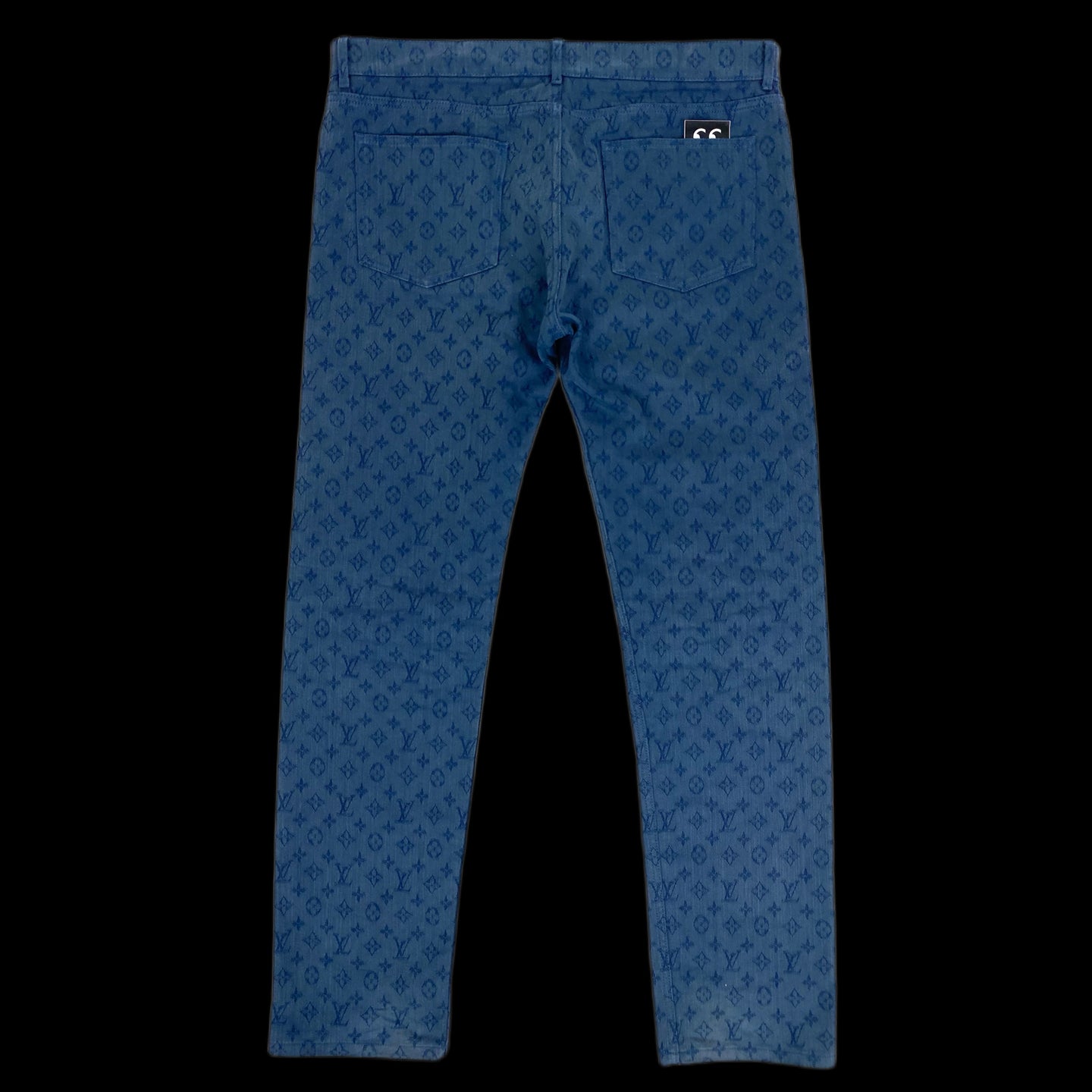 Blue Monogram Jeans